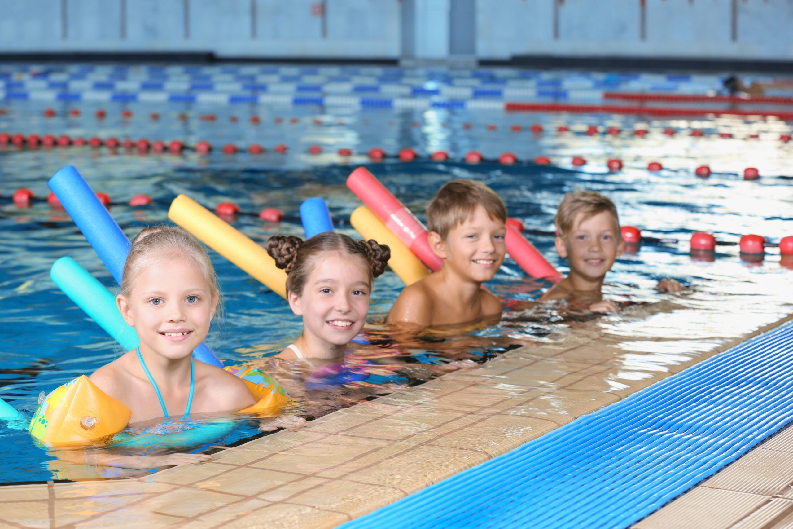 Fun indoor swimming lessons